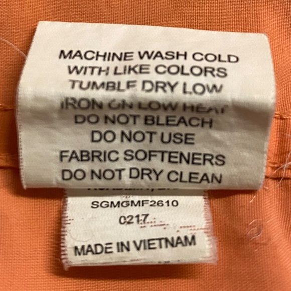 Magellan Outdoors Big Tall 3XL Vented Shirt Orange Angler Fit Fish Gear Mag Wick - Picture 9 of 14